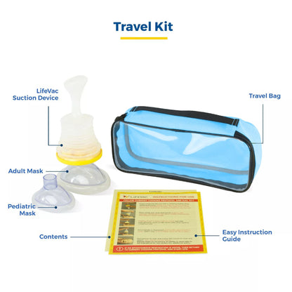 TRAVEL KIT, LIFEVAC BLU (25KT/CS)