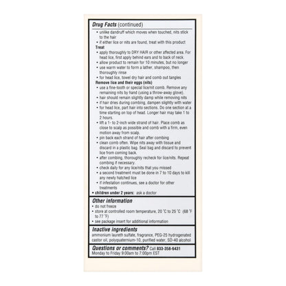 LICE TRTMT, SHAMPOO FT 4-0.33%4OZ
