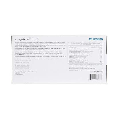 GLOVE, EXAM NTRL XL N/S CHEMO 3.5C (180/BX 10BX/CS)