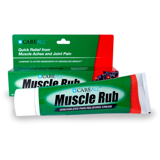 CAREALL MUSCLE RUB, CRM 3OZ (72/CS)