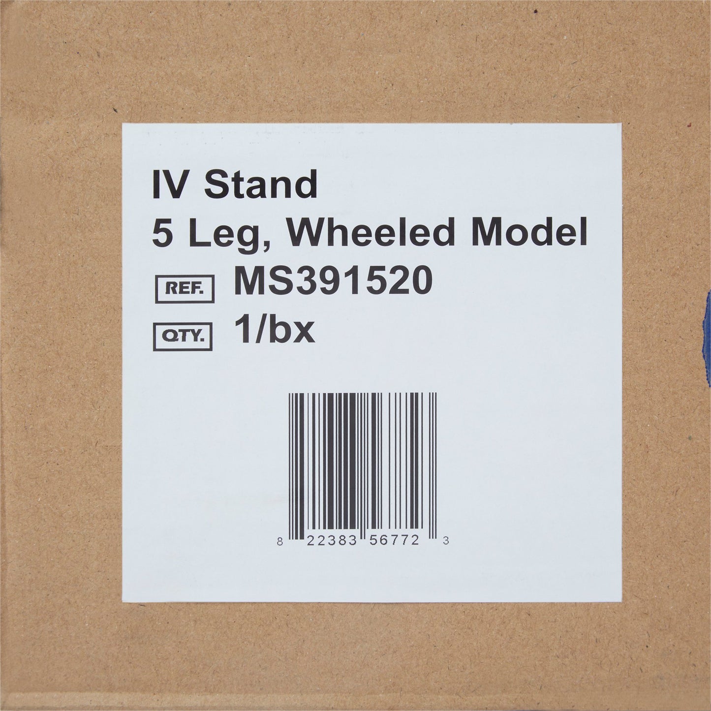 IV POLE, FLOOR DISP 5WHEEL 74"(6/CS)