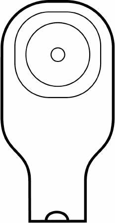 MINI POUCH, DRAIN W/BARRIER 1"(10/BX)