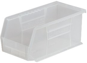 BIN, STORAGE SEMI CLR 10 7/8"X5 1/2"X5" (12/CT)