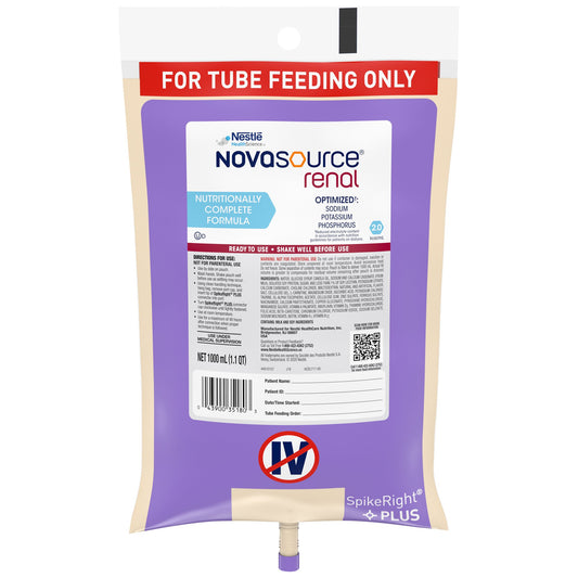 NOVASOURCE RENAL, CLSD SYSTEM 1000ML (6/CS)