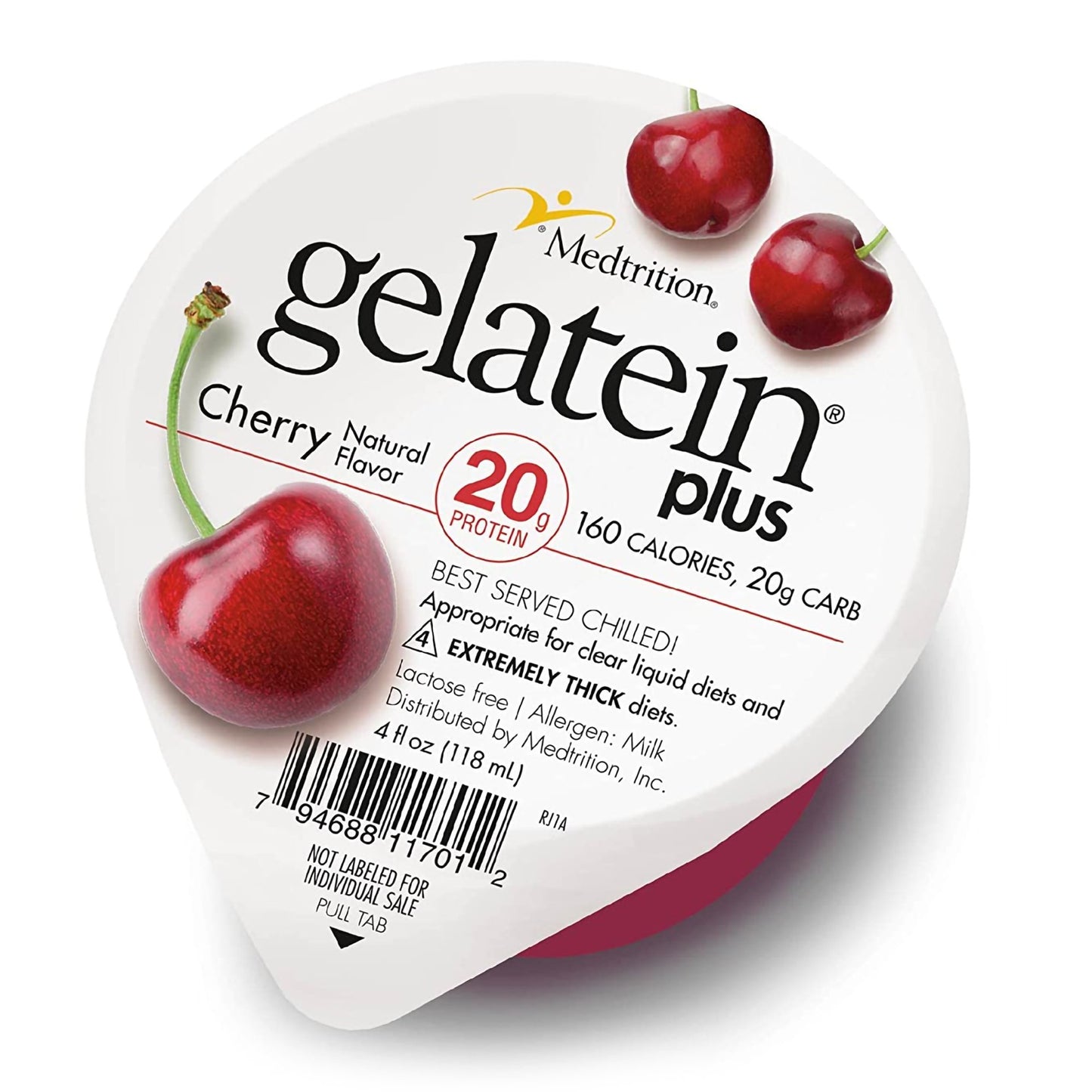 NUTRIENT, GELATIN PLUS, CHERRY4OZ CUP (36/CS)