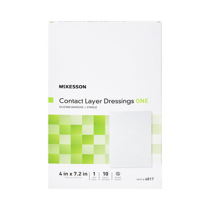 DRESSING, ONE CONTACT LAYER STR 4"X7.2" (10/BX 7BX/CS)