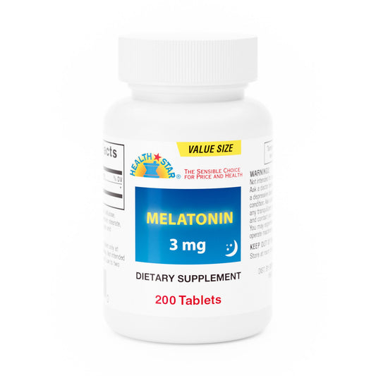 MELATONIN, TAB 3MG (200/BT 12BT/CS)