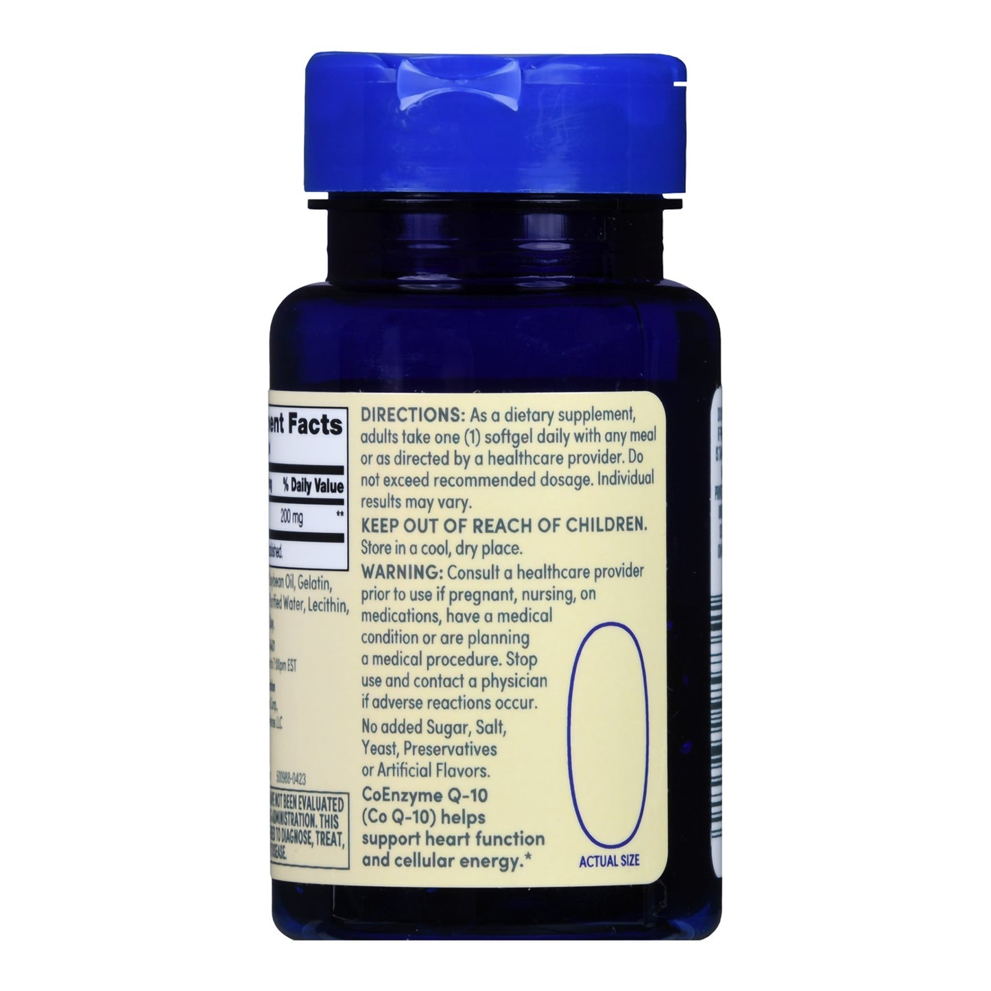 COQ10, CAP FT SGEL 200MG SM (30/BT)