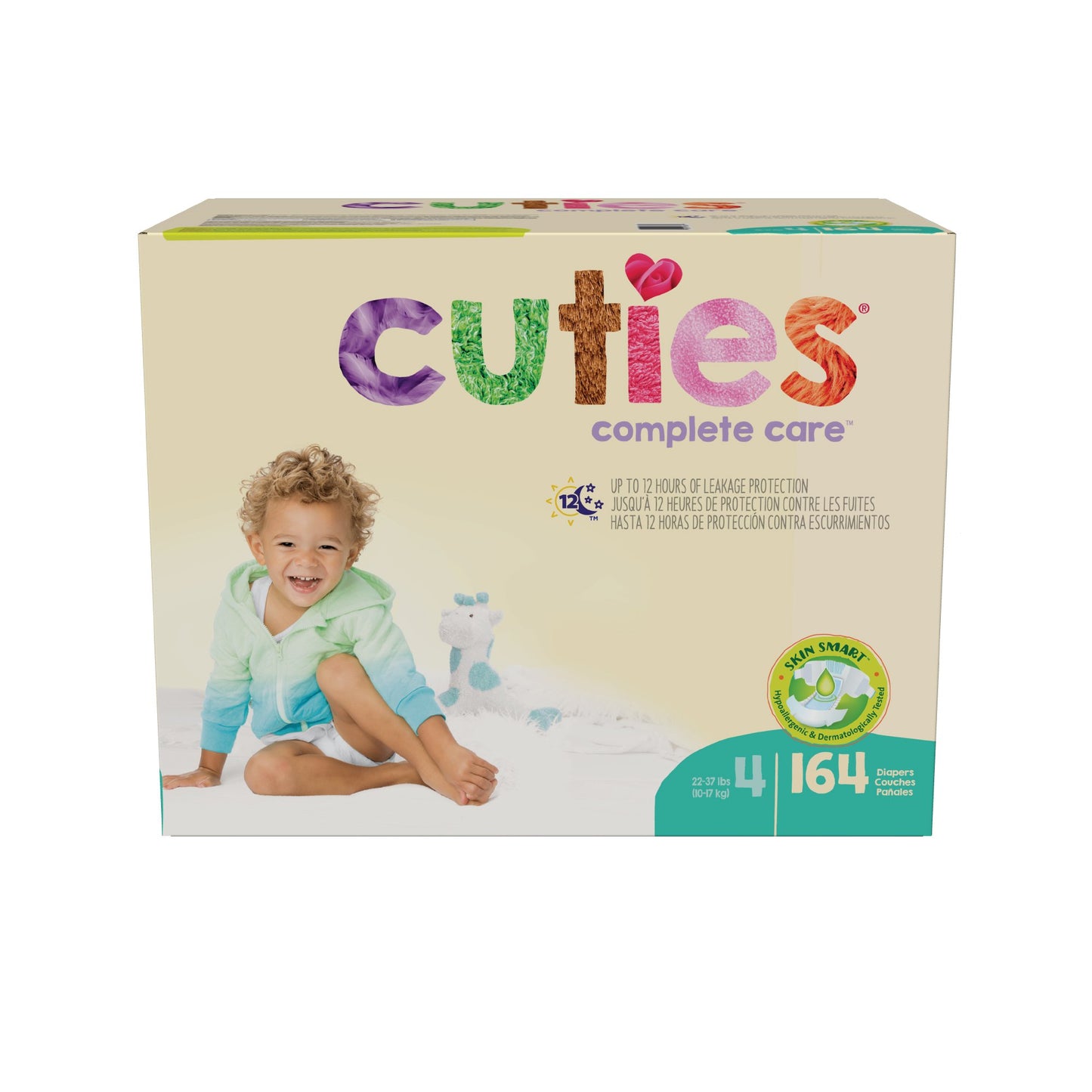 DIAPER, BABY CUTIES COMPLETE CARE SZ4 (164/CS)