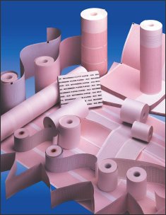 PAPER, EKG RED GRD F/BIONET CRDCR 100' 8 1/2"(1/RL)