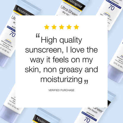 SUNBLOCK, NEUTOGENA ULTRA SHEER SPF70 12/CS) J&JOTC