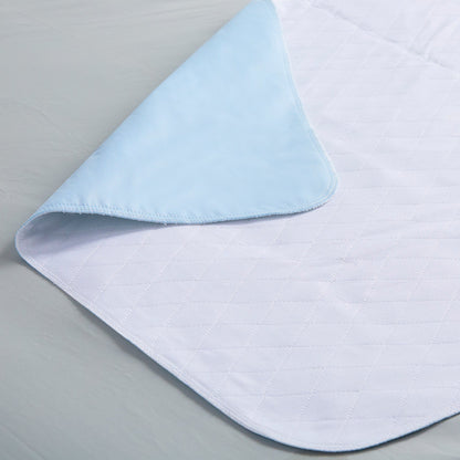 UNDERPAD, BED WATERPRF PVC BCKBLU/WHT 36"X54" (10/CS)