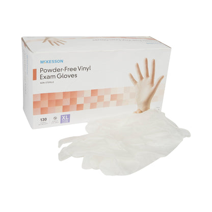 GLOVE, EXAM VNYL XL N/S (130/BX 10BX/CS)