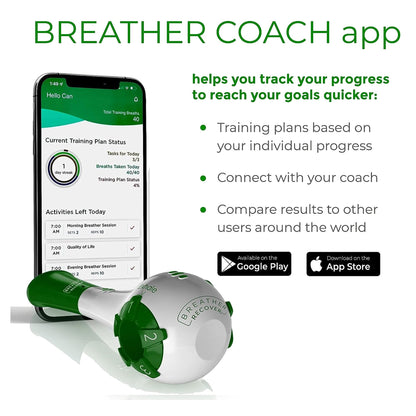 EXERCISER, RESPIRATORY TRAINER BREATHER RECOVER