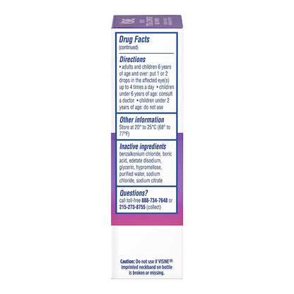 VISINE RED EYE, DRP COMFORT MULTI-SYMPTOM 0.5OZ