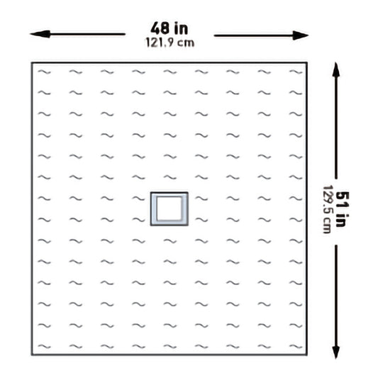 DRAPE, SURGICAL OPHTHALMIC EENT STR 48"X51" (30/CS)