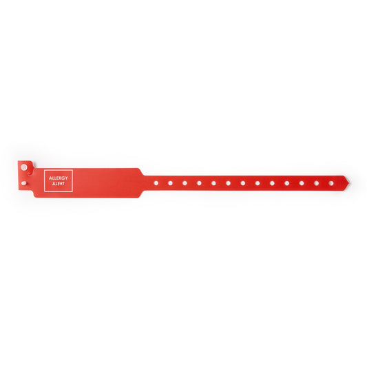 ID BAND, ALLERGIC ALERT RED (250/BX) PREDYN