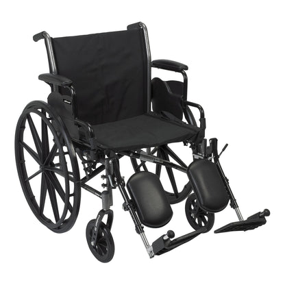 WHEELCHAIR, LTWT DDA ELR 20" 300LBS