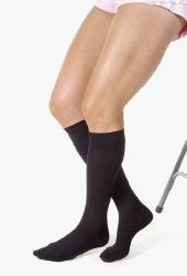 STOCKING, KNEE-HI VAS 30MMH LGBLK