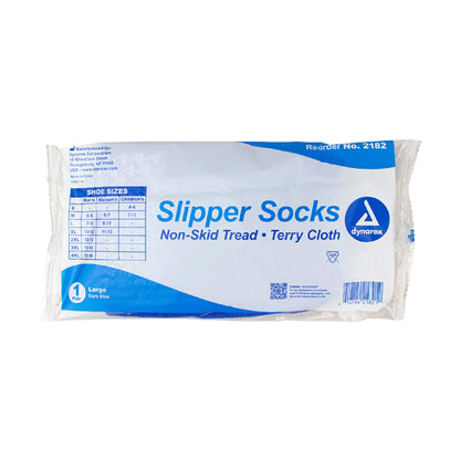 SOCK, SLIPPER N/SKD SKY BLU LG(48/CS)