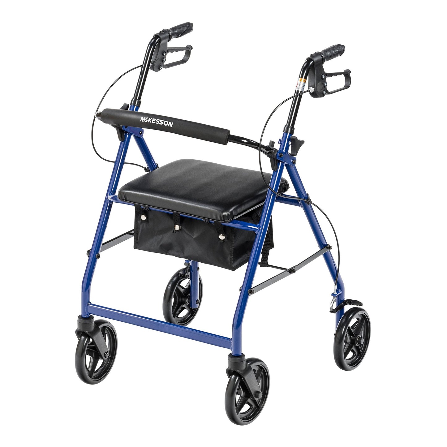 ROLLATOR, LT-WT FLDING ALUM W/7.5" WHEELS BLU 300LB (1/CS)