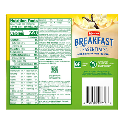 CARNATION, BREAKFAST ESSENTIALS HI PROTEIN LIQ FR VAN (6/PK