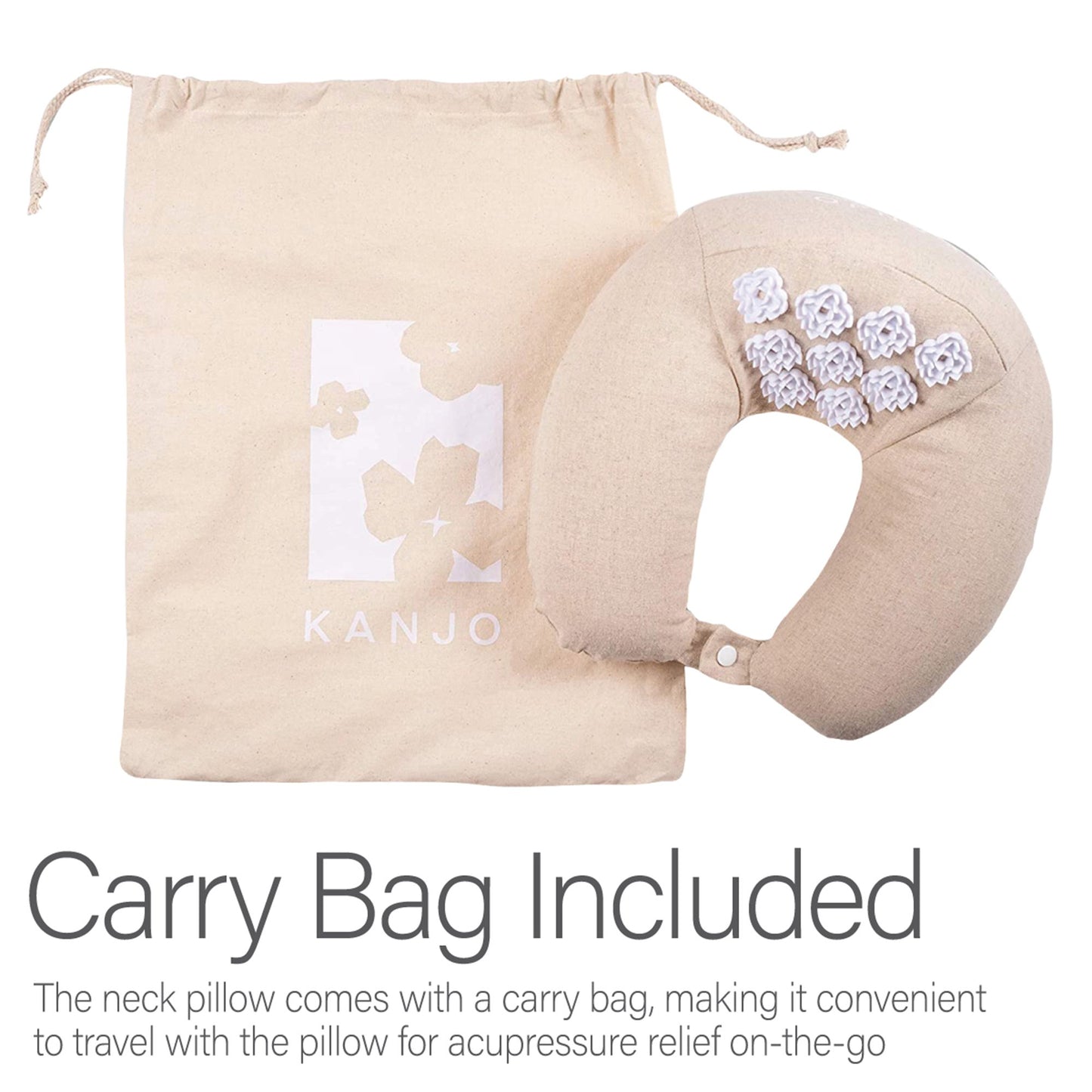 PILLOW, ACUPRESSURE KANJO NECK (20/CS)
