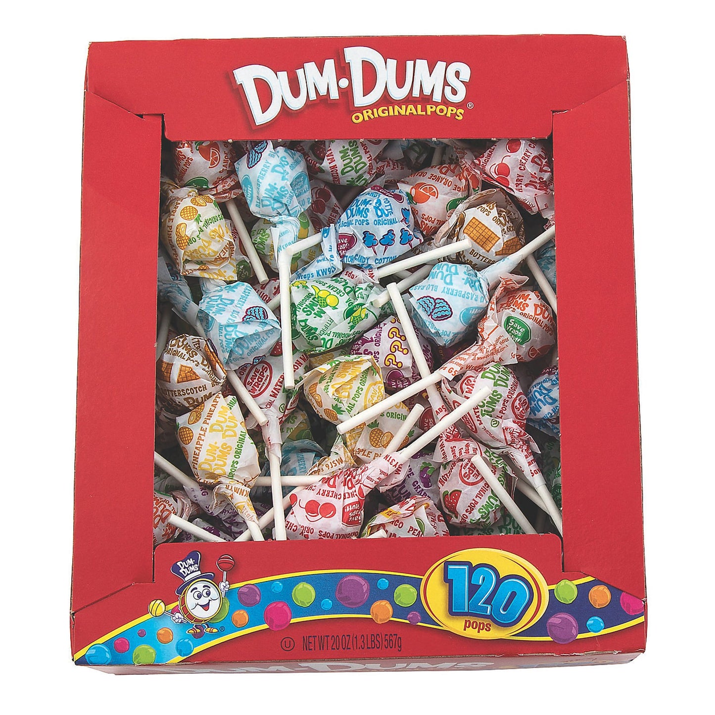 DUM DUM, POPS (120/BX 18BX/CS)