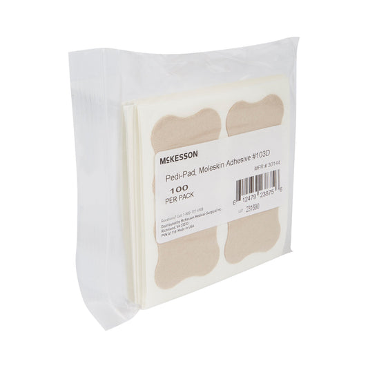 PEDI-PAD, MOLESKIN ADH TAN #100/PK 10PK/CS)