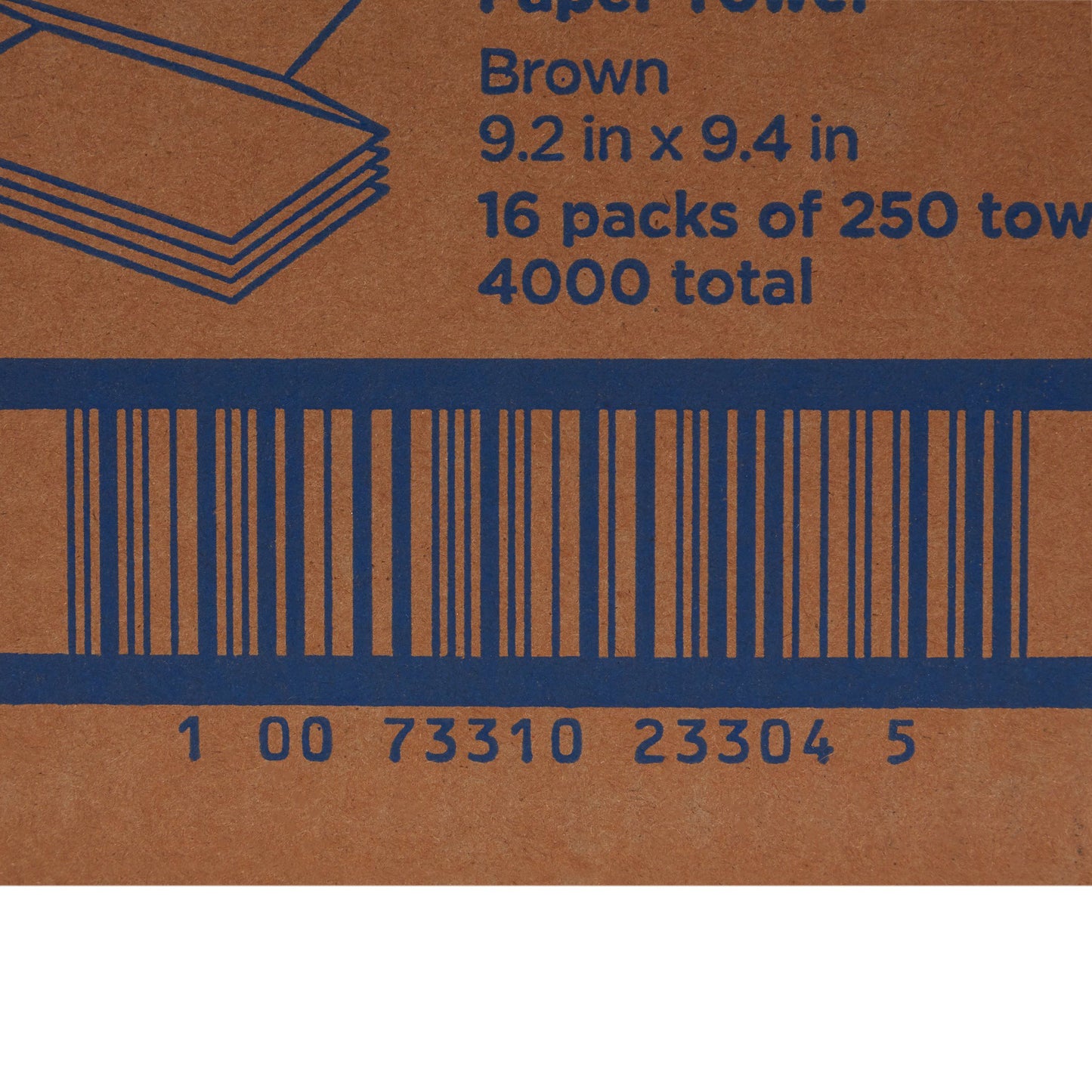 TOWEL, PAPER MULTI-FOLD BRN (250/PK 16PK/CS)