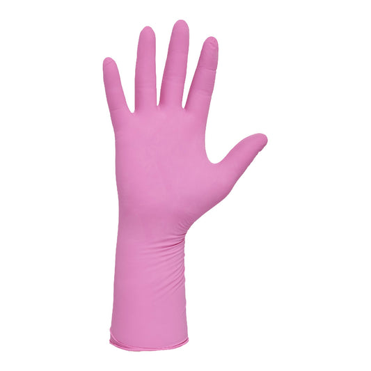 GLOVE, EXAM NTRL MED N/S EXTCFCHEMO PNK (100/BX 10BX/CS)