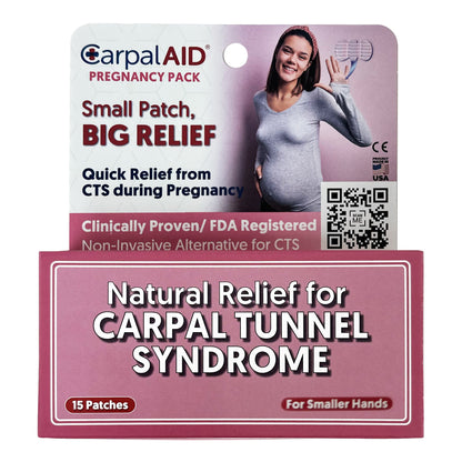 PATCH, HAND CARPAL AID PATCH PREGNANCY PK SM (15/PK 48PK/CS)