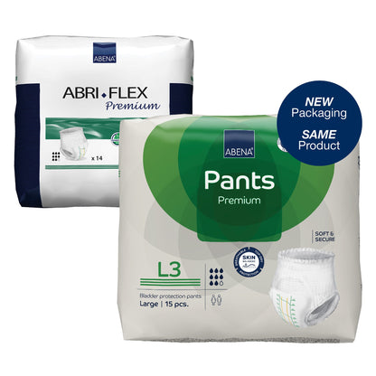 UNDERWEAR, INCONT ABENA PROT PREM L3 LG (15/PK 6PK/CS)