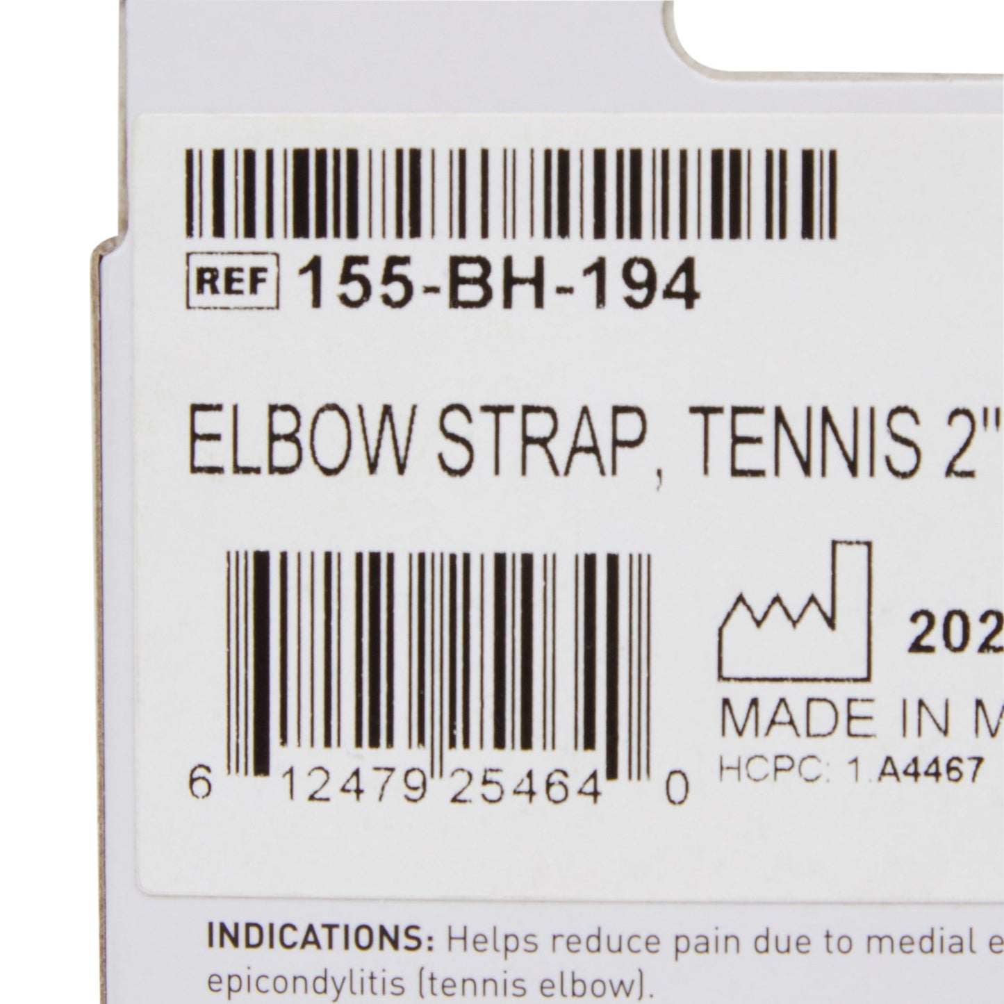 ELBOW STRAP, TENNIS UNIVERSAL 2"