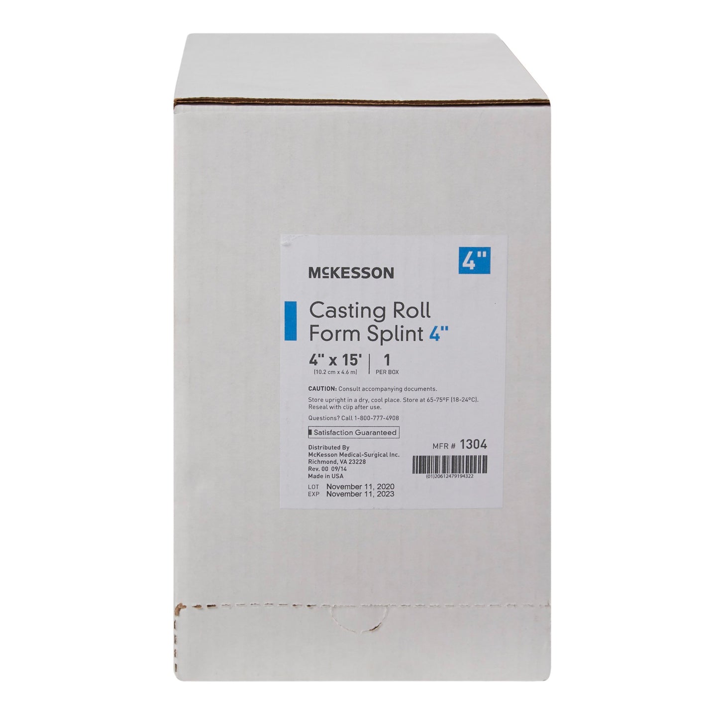 SPLINT, CAST 4"X15' (1RL/BX 2BX/CS)