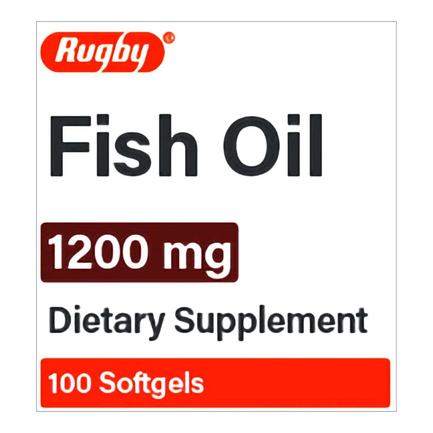 FISH OIL, CAP SGEL 1200MG (100/BT)