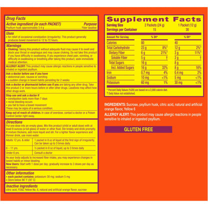 METAMUCIL, PDR ORG (30/BX)