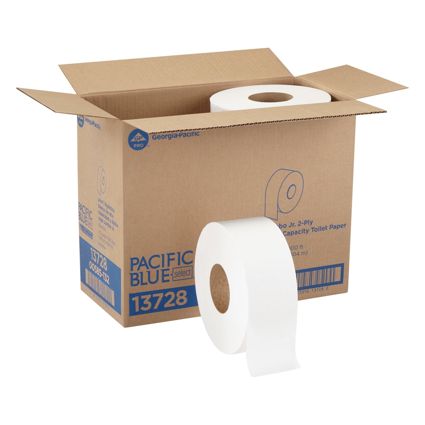 TISSUE, TOILET ACCLAIM 2PLY 1000FT WHT (8RL/CS)