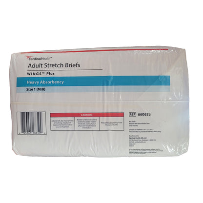 BRIEF, STRETCH WINGS HEAVY ABSRB SZ1 (24/BG 4BG/CS)