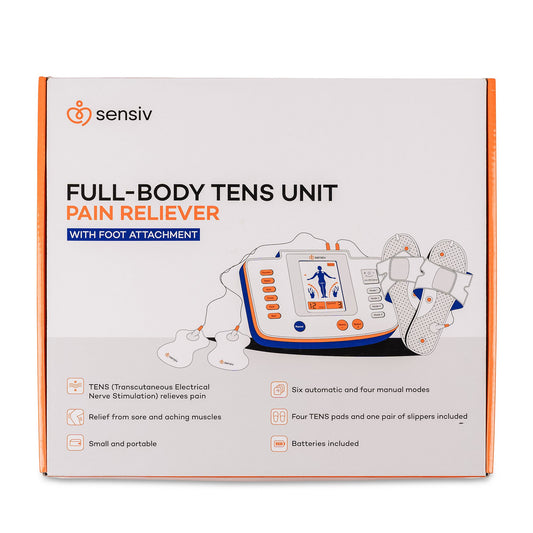 TENS UNIT, FULL BODY SENSIV W/FT ATTACHMENT PAIN RELIEF (10/