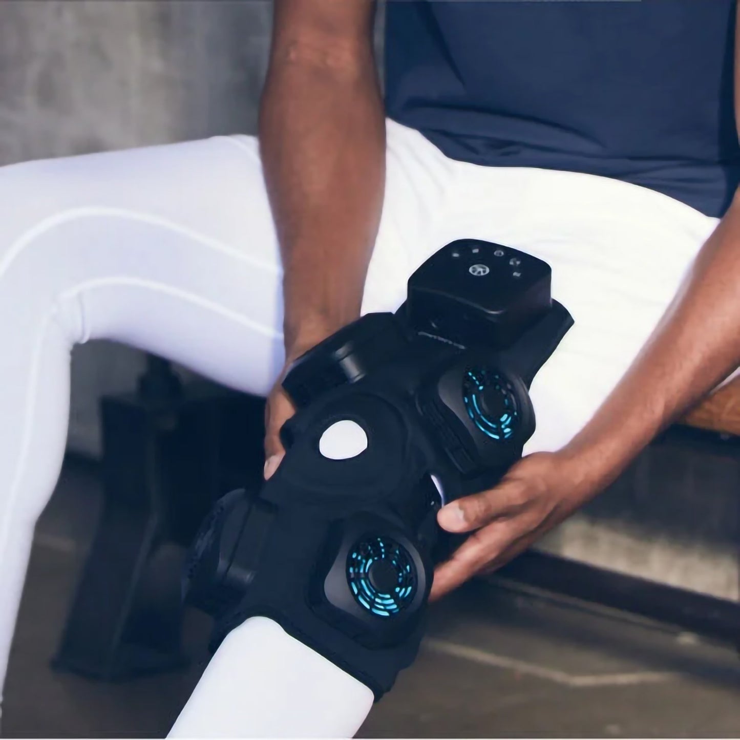 WRAP, KNEE RECOVERY VIBRATION THERMAL HOT/COLD