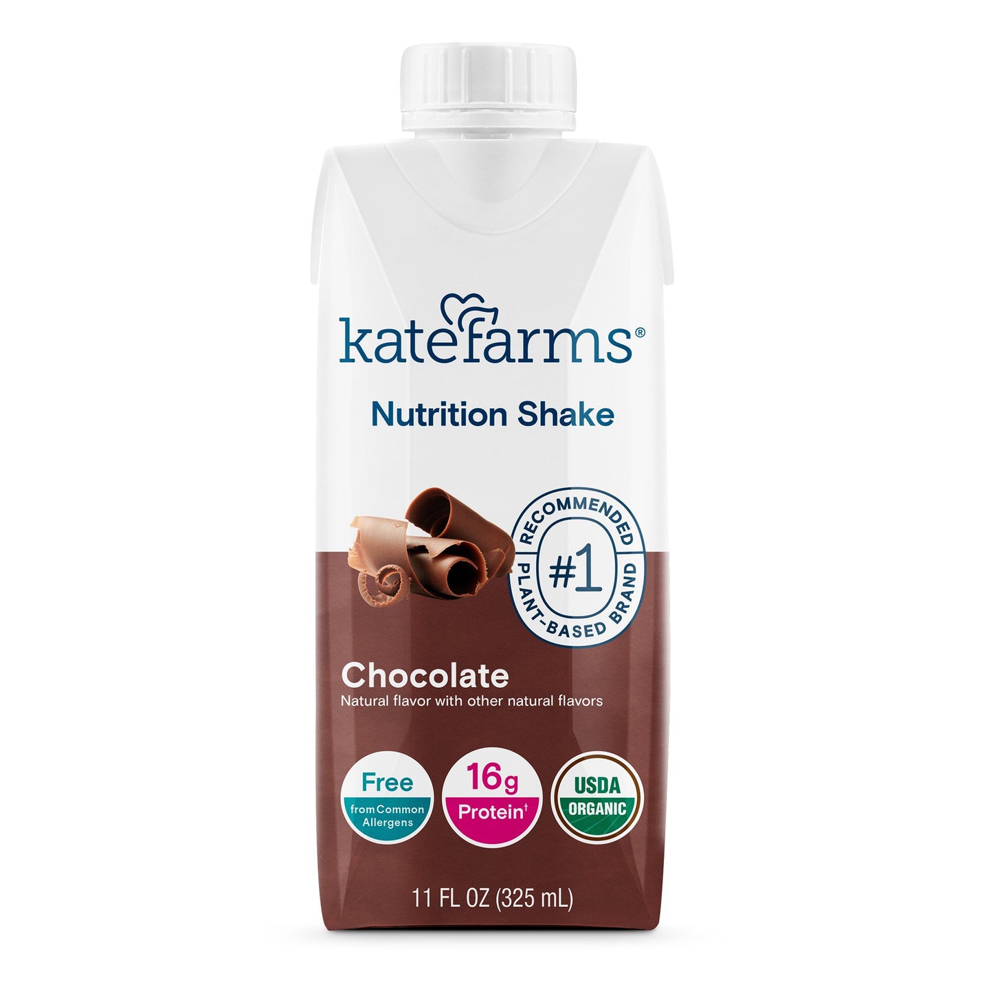 SHAKE, NUTRITION KATE FARMS CHOCOLATE 11FL OZ 325ML (12/CS)