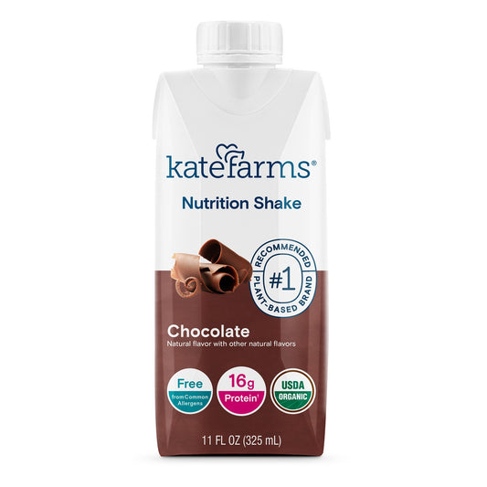 SHAKE, NUTRITION KATE FARMS CHOCOLATE 11FL OZ 325ML (12/CS)