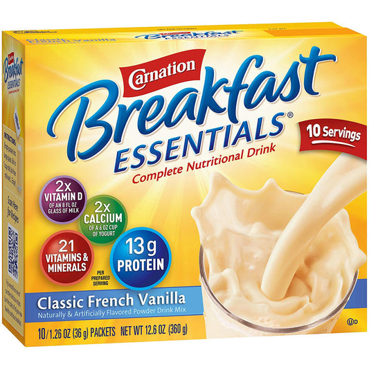 CARNATION BREAKFAST ESSENTIAL,PDR FR VAN (10/BX