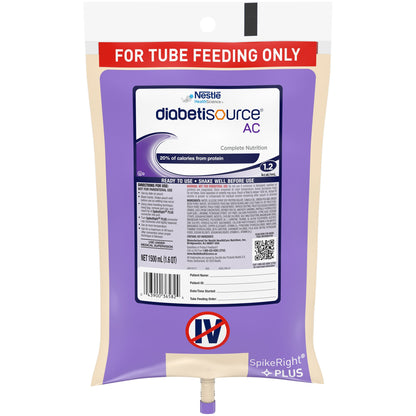 DIABETISOURCE AC SPIKE RT PLUS1500ML (4/CS)