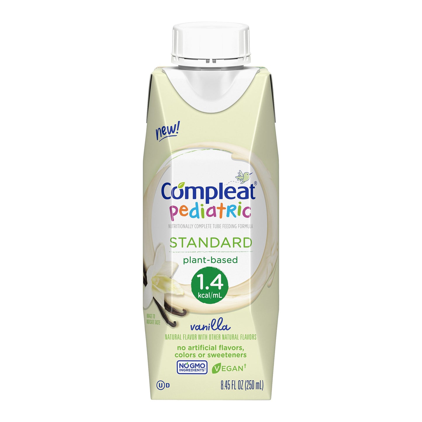 COMPLEAT, PED STD 1.4 CALORIE VANILLA CARTON 250ML (24/CS)