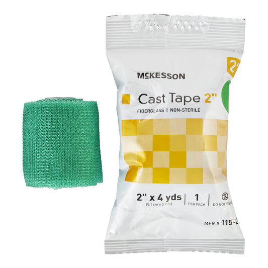 TAPE, CAST GRN LF 2"X4YDS (10RL/BX)
