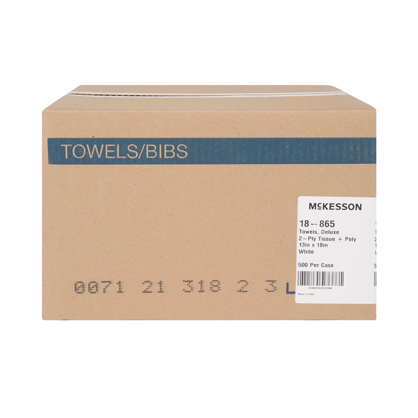 TOWEL, PRO 2PLY/POLY WHT 13X18(500/CS)