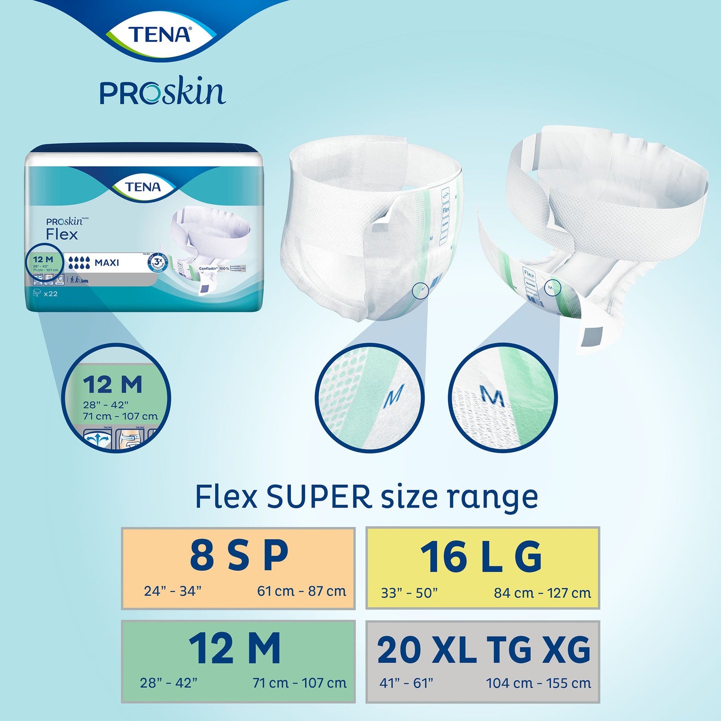 BRIEF, TENA SUPER SZ12 28"X42"(30/PK 3PK/CS) SCAPER