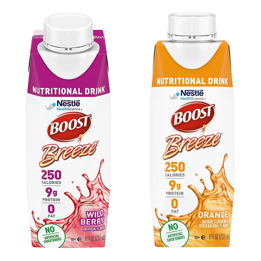 BOOST BREEZE, VARIETY ORG & WILDBERRY 8OZ (24/CS)